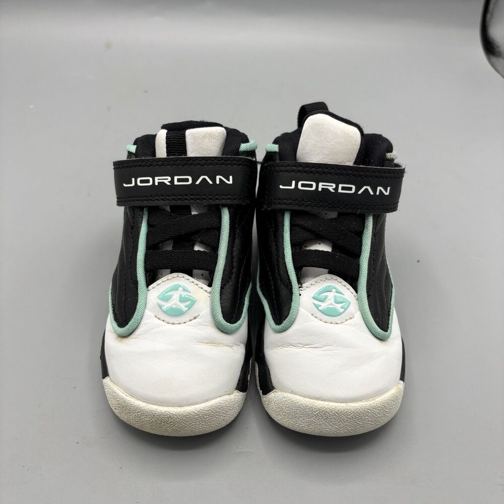 Jordan Pro Strong (TD) Sneaker Black White Tropical Twist Hook & Loop Size 6C - Picture 4 of 7